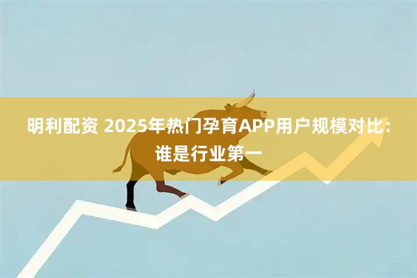 明利配资 2025年热门孕育APP用户规模对比：谁是行业第一